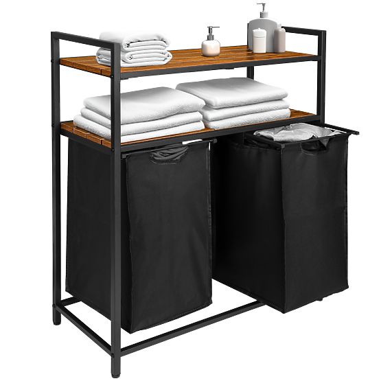 MIRUN 2 rekeszes szennyestartó polcokkal