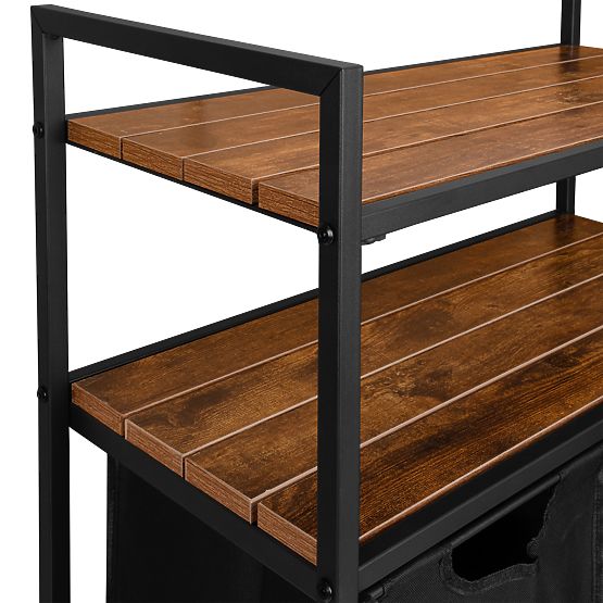 MIRUN 2 rekeszes szennyestartó polcokkal