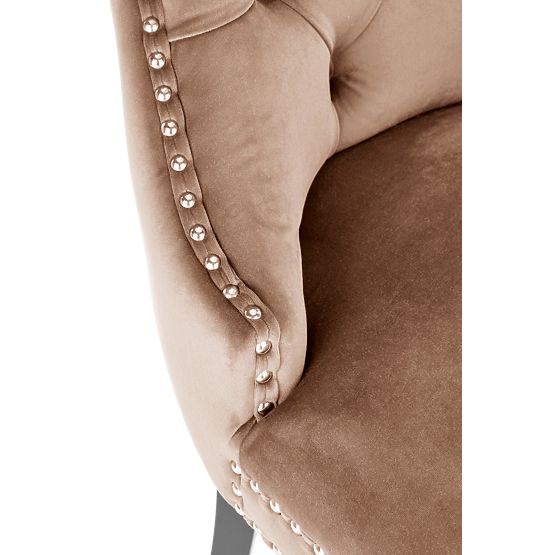 MIYA szék fekete / kárpit: bézs (1p=2db)