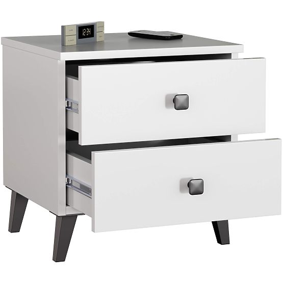 MOBI K-02 FEKETE FEHÉR KOMÓD