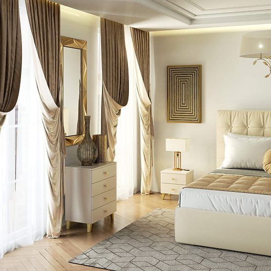 MOBI K-02 KOMÓD KASMÍR ARANY