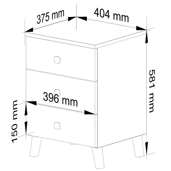 MOBI K-03 KOMÓD KASMÍR ARANY