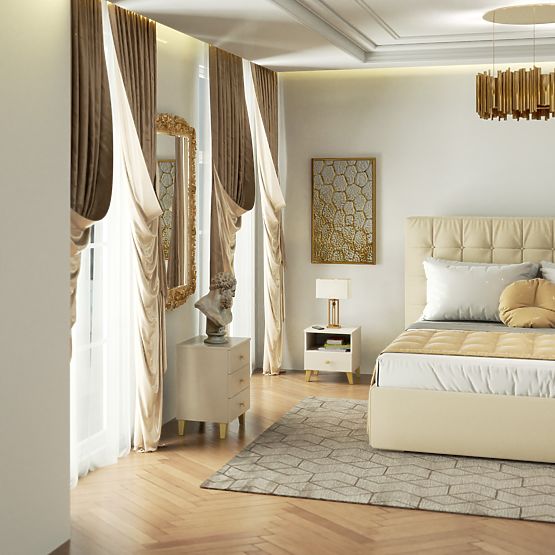 MOBI K-03 KOMÓD KASMÍR ARANY