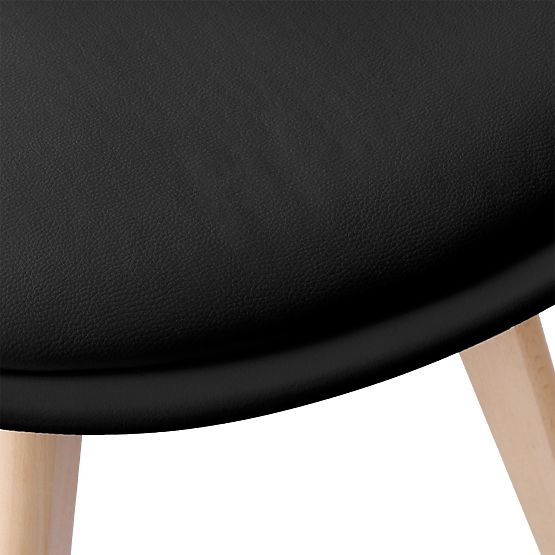 Modern Nantes DSW szék fekete