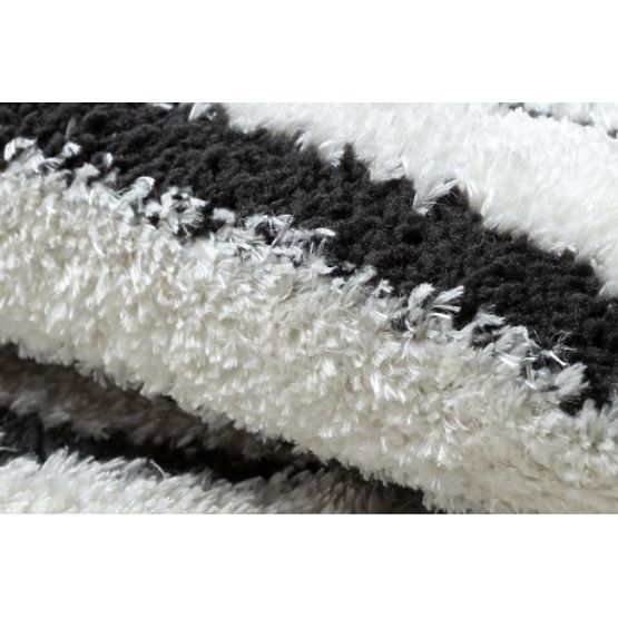 Modern szőnyeg MODE 8587 geometrikus krém / fekete