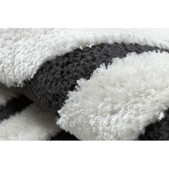 Modern szőnyeg MODE 8629 kagyló krém / fekete