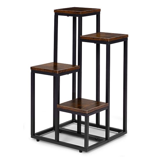 ModernHome loft stílusú virágtartó 4 polccal