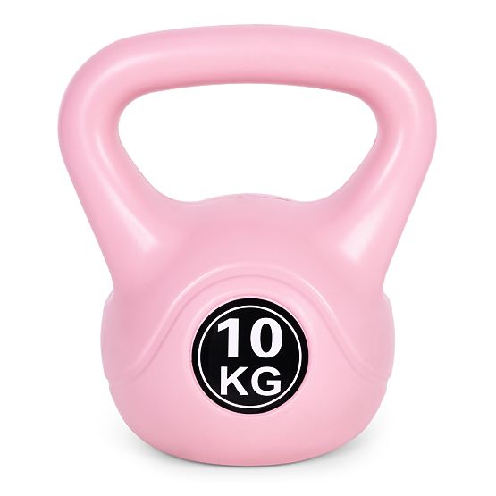 ModernHome rózsaszín 10 kg-os kettlebell edzéshez