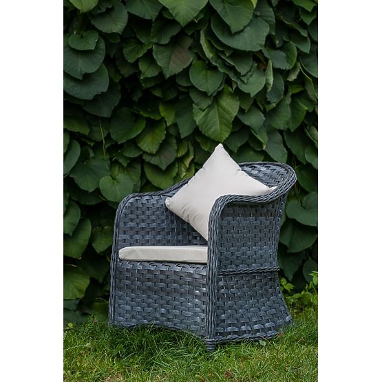 MODERNO szürke technorattan terasz szék