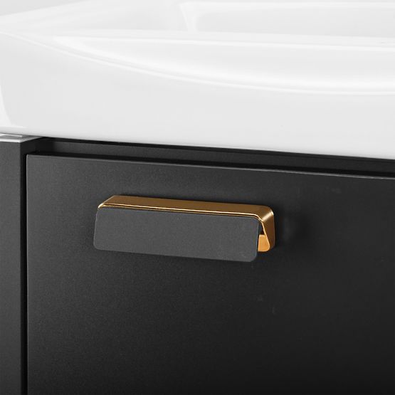 Molly 40 cm-es Szürke Mosdós Fürdőszobabútor Készlet