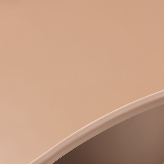 Monaco dohányzóasztal fahéjszínű, matt, lekerekített formák