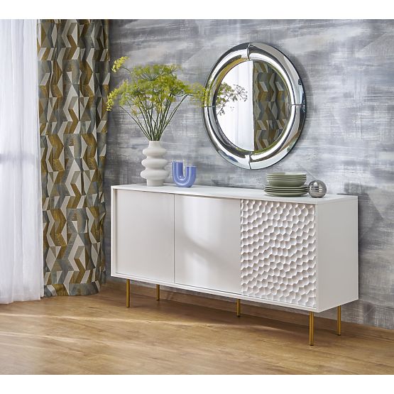 MOON fali tükör, ezüst (1p=1db)