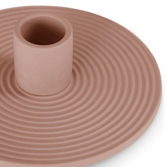 MORAB gyertyatartó púderrózsaszín boho stílusú belső terekhez ameliahome