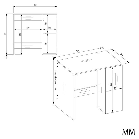 Mosógép Szekrény POLA NP 1D FEHÉR 2 Polcokkal