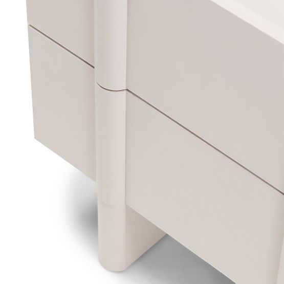 Moss éjjeliszekrény kasmír, lekerekített