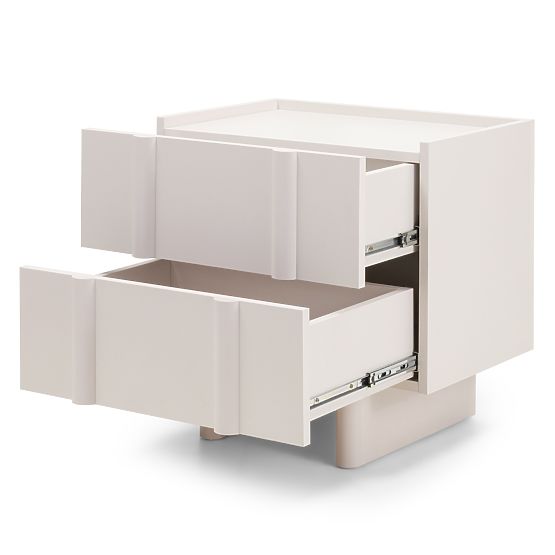 Moss éjjeliszekrény kasmír, lekerekített