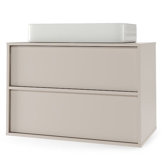 Mossy mosdó alatti szekrény, 80 cm, kasmír