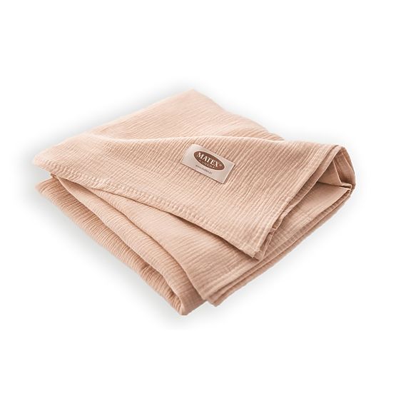 Muszlin ágytakaró 210x240 bézs