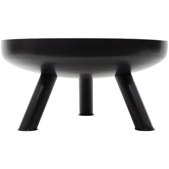 Nagy, masszív öntöttvas kerti tűzrakóhely 60 cm táborozáshoz