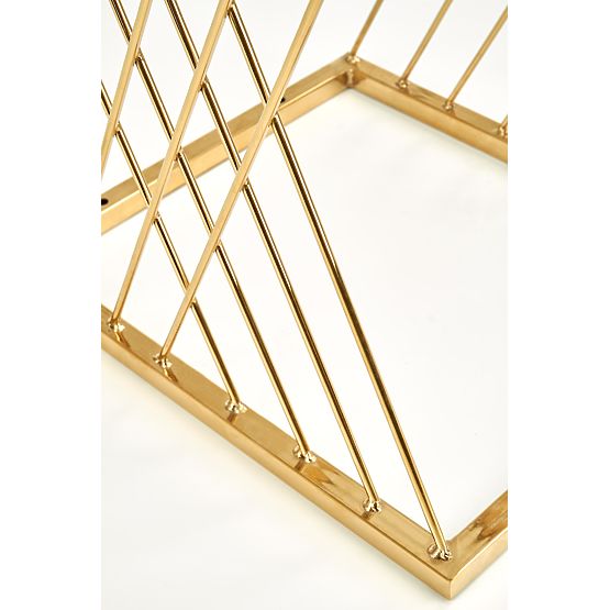 NANCY asztal arany / átlátszó