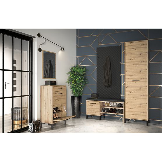 Nevio cipőtartó - kézműves tölgy