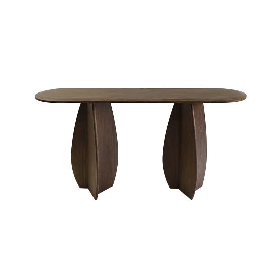 Noku konzolas/íróasztal 150 cm, sötét dió