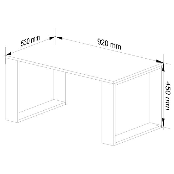 NOX KONFERENCIAASZTAL ARTISAN TÖLGY / FEKETE