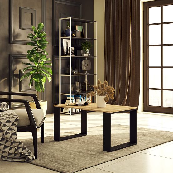 NOX KONFERENCIAI ASZTAL SONOMA TÖLGY / FEKETE