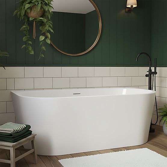 OLIMPIA 170 cm-es akril fali kád