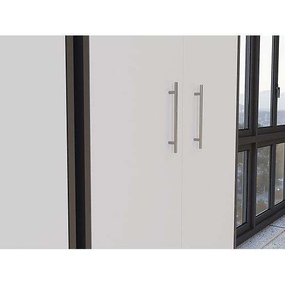 Oliv 2D ANTRACIT FEHÉR Polc