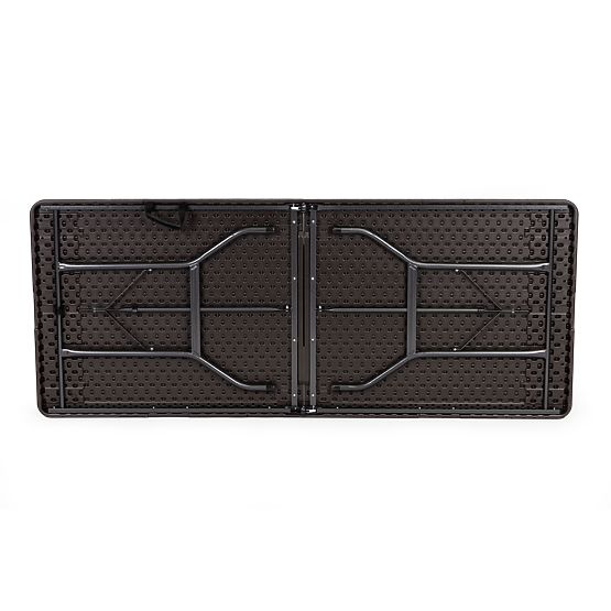 Összecsukható catering bankett kerti asztal 180 cm barna ModernHome