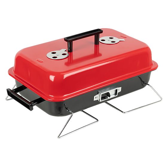 Összecsukható hordozható CAMPAL faszén grill fedéllel