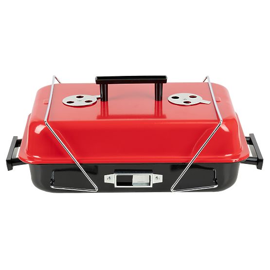 Összecsukható hordozható CAMPAL faszén grill fedéllel