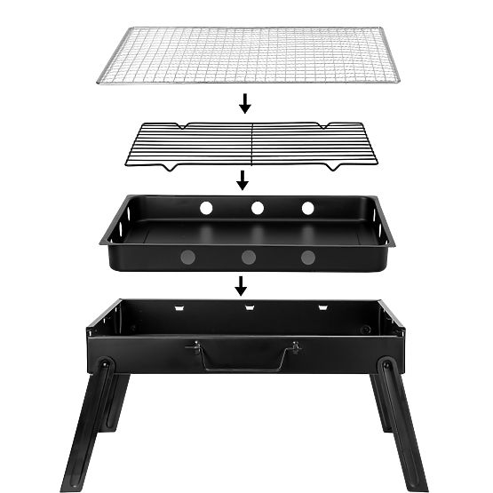 Összecsukható hordozható TULIN grill