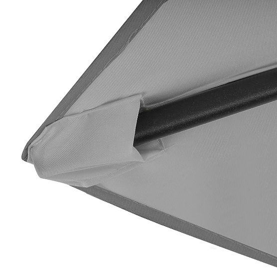 Összecsukható kerti erkélyes napernyő állítható 210 cm szürke