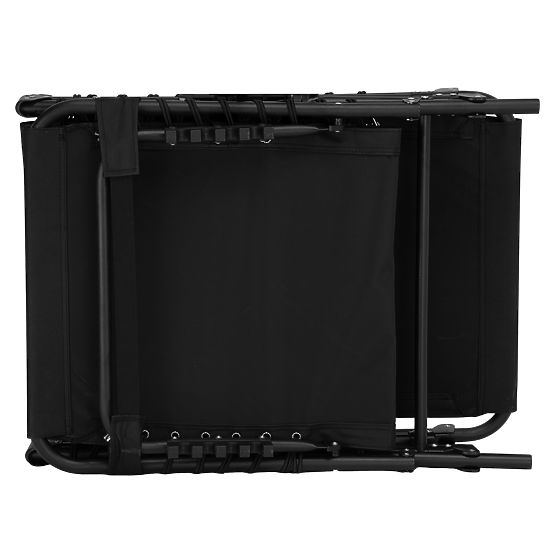 Összecsukható kerti nyugágy állítható FENIKS fekete