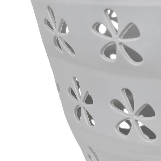 Összecsukható ovális tál 50 x 37 cm fehér-szürke OVAL COMPACT 25L