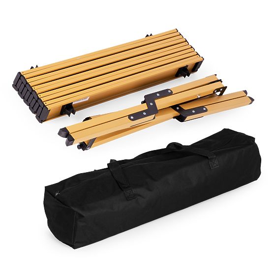 Összecsukható túraasztal 60x60 cm kempingezéshez táskával MultiGarden