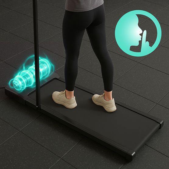 Otthoni futópad elektromos tartóval walking pad edzéshez asztal alá 10 km/h ModernHome