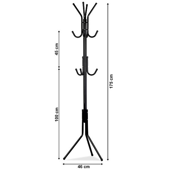 Padlóállványos ruhafogas, ruhákhoz, kabátokhoz