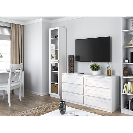 PAFOS W40/2S FEHÉR Vitrin