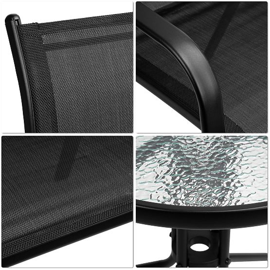 PALMA kerti bútor szett asztal + 2 szék