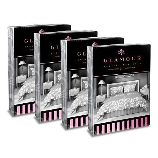 Pamut ágynemű Glamour díszek 140x200cm + 70x90cm