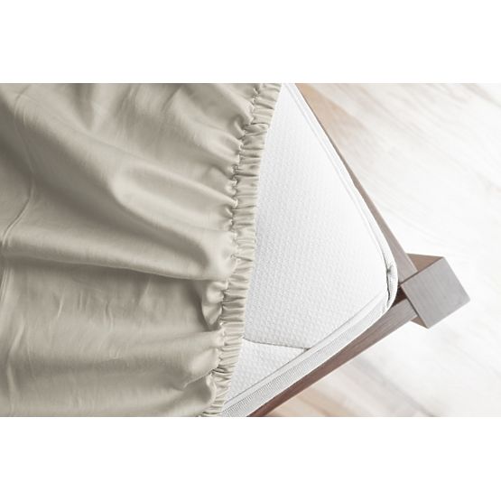 Pamut mikropolár lepedő - 160-180x200 cm - természetes