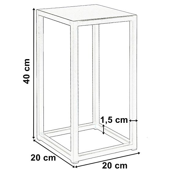 Piatto loft virágtartó 40 cm fekete