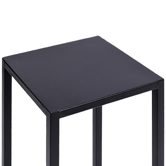 Piatto loft virágtartó állvány 60 cm fekete