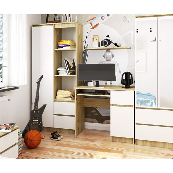 PIKSEL SZÁMÍTÓGÉPASZTAL PK ARTISAN / FEHÉR - JOBB