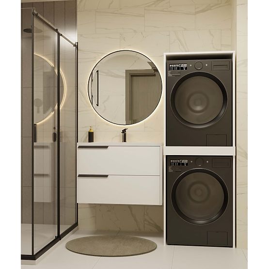 Pola Twin Fehér Mosó- és Szárítógép Szekrény