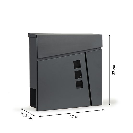 Postaláda levelek újságok horganyzott acél ModernHome