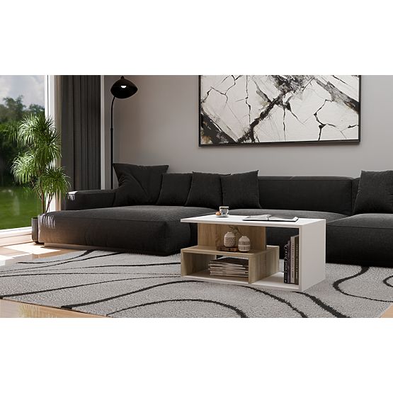 Prima PRIMA FEHÉR SONOMA Dohányzóasztal